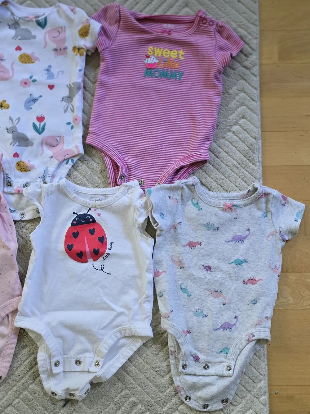 Carter’s Baby Girl Onesies/Bodysuits 3 Months Set of 7